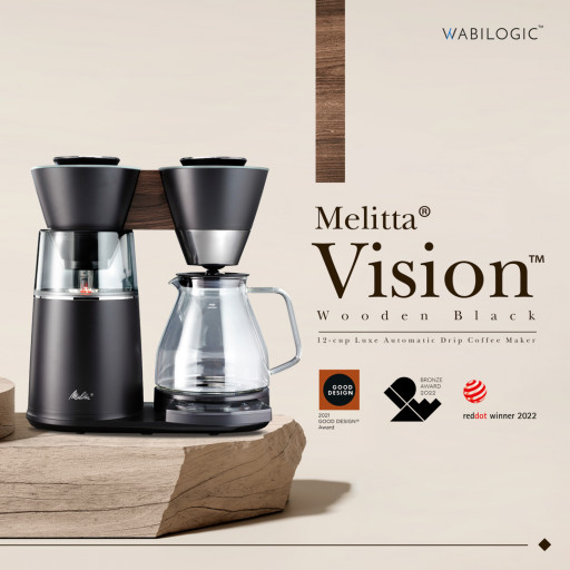 The World's First 180º Swivel Dashboard Coffee Brewer, the Melitta Vision by Wabilogic, Wins the 2022 Good Housekeeping Kitchen Gear and Coffee Awards and the 2022 IDEA Bronze