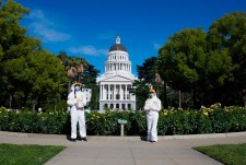 Volunteer Ministers from the Church of Scientology Sacramento carry out their Stay Well campaign in the state's capital.
