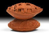 1920s Chinese Carved Fruit Pit