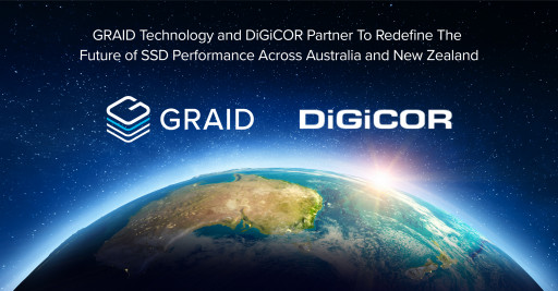 GRAID Technology and DiGiCOR Partner to Redefine the Future of SSD Performance Across Australia and New Zealand