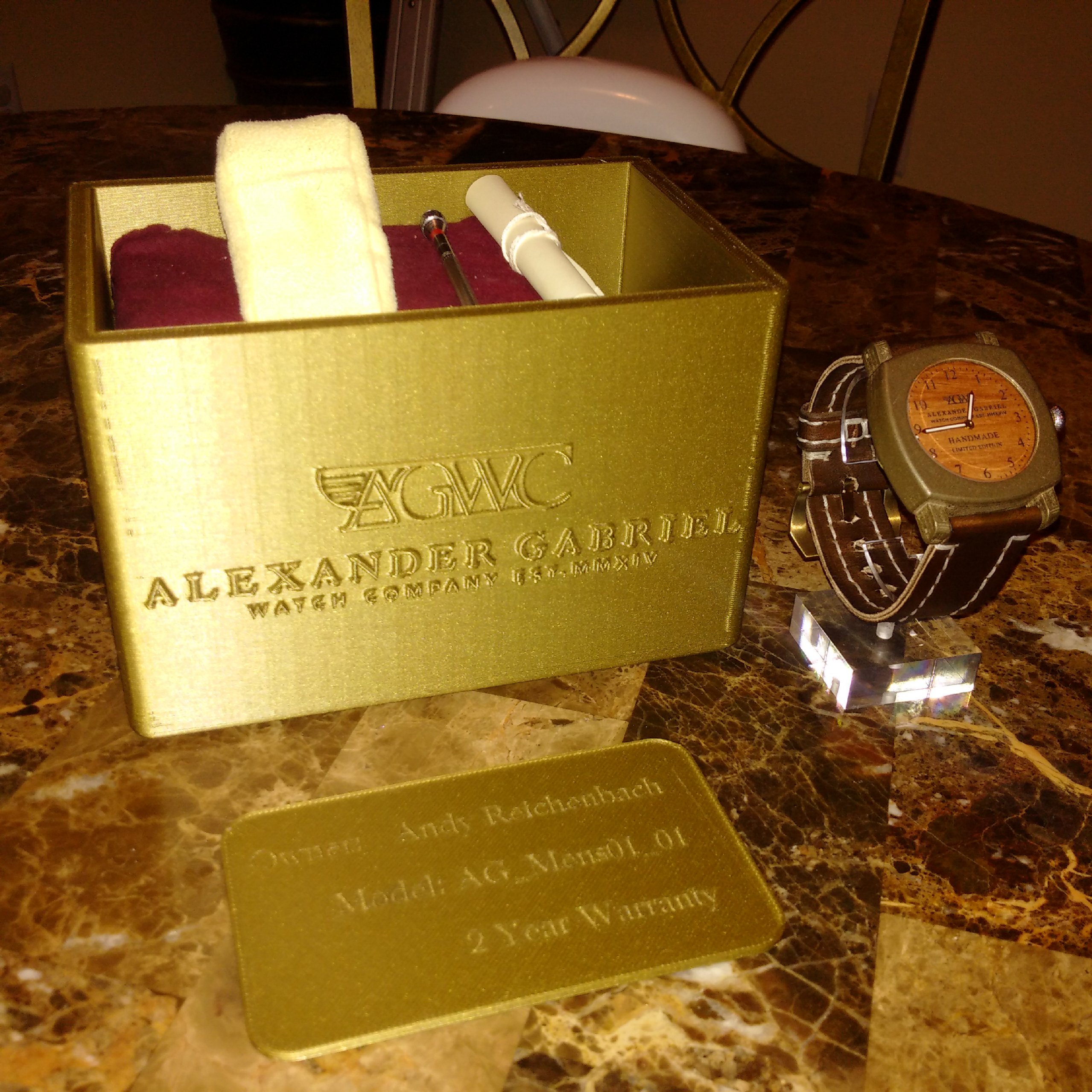 Alexander Gabriel Watch Company, Inc. Develops Key Partnerships to