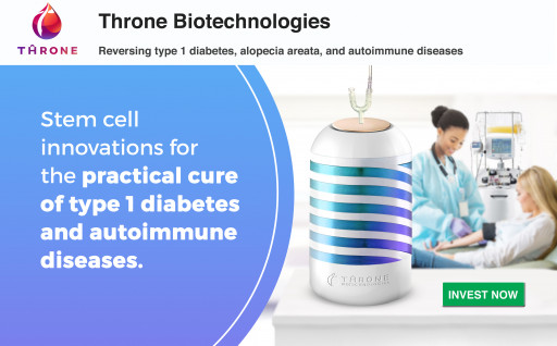 Throne Biotechnologies Launches Equity Crowdfunding to Support Phase 2 Clinical Trials in Type 1 Diabetes and Alopecia Areata