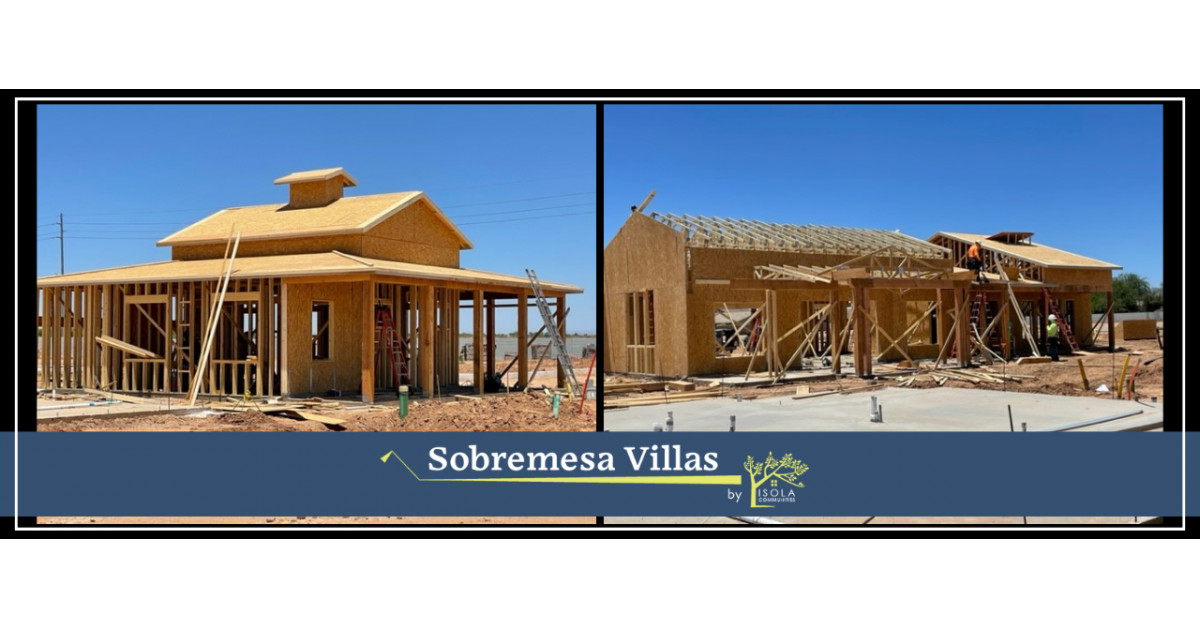 Isola Communities Begins Vertical Construction at Sobremesa Villas in