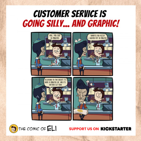 ‘The Comic of Eli’ Launched on Kickstarter as Comic Book About Life in the Hospitality Industry