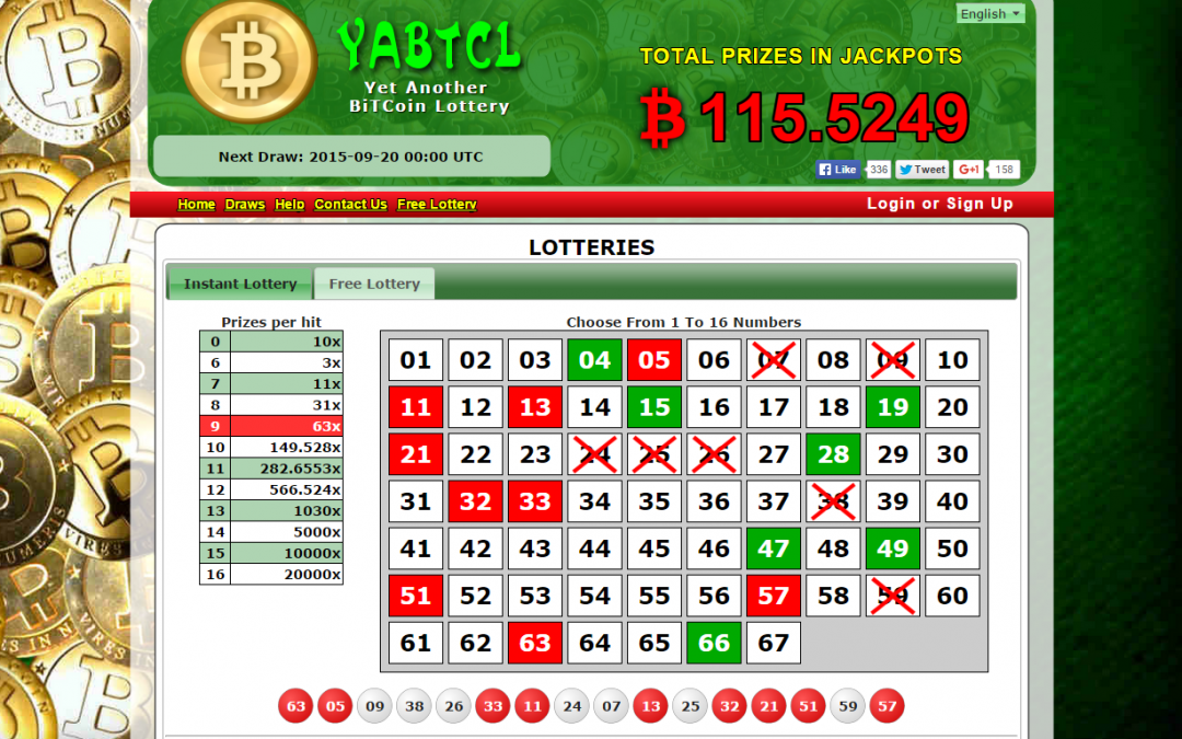 bitcoin lottery