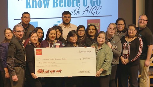 American Indian Graduate Center Receives Million Dollar Grant From Wells Fargo