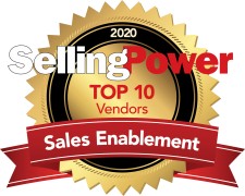 Selling Power's Top 10 Sales Enablement Vendors Award