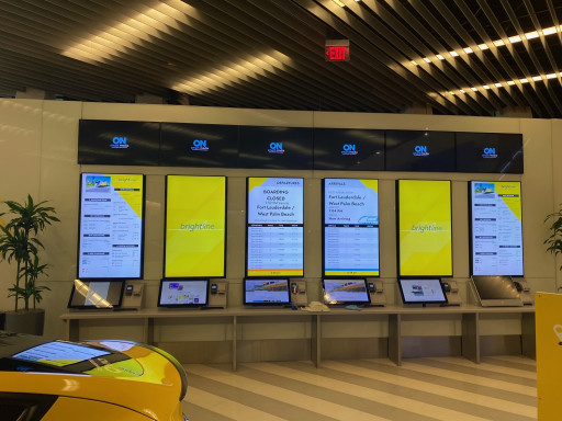 TransitScreens in Brightline Hub