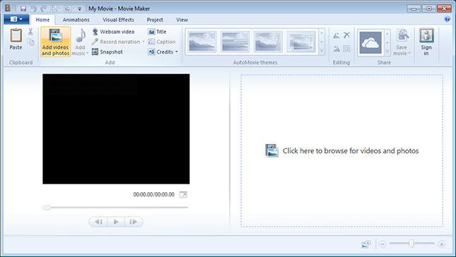 windows moviemaker