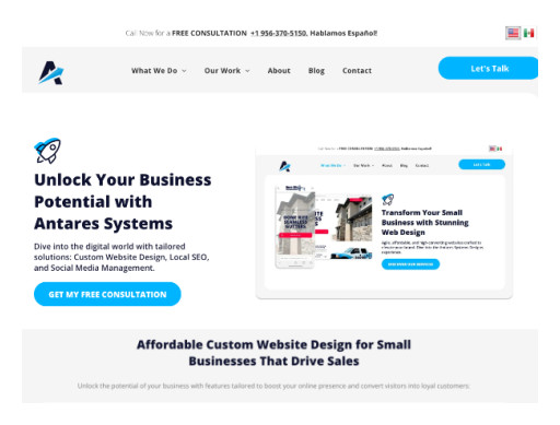 Antares Systems Unveils Specialized Web Design and Local SEO Services for Small Businesses in Texas