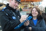 Plymouth Scientology Volunteer collected  signatures on a petition to mandate human rights  education in all U.K. schools. 