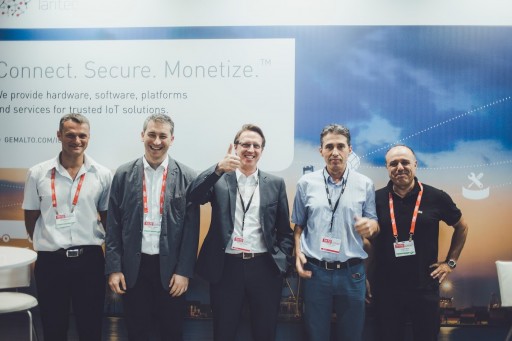 Artec Lantec CEO Yoram Sror and Gemalto Team