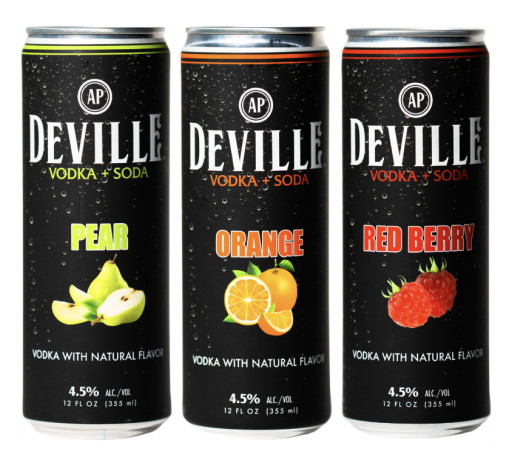Deville Beverage Company Announces Launch of All-Natural Flavored Vodka Beverages