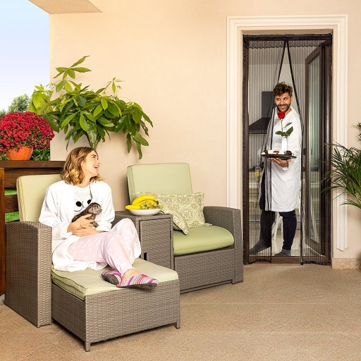 Looking Forward to an Insect-Free Summer Thanks to the Lazy Monk Magnetic Screen Door Bundle