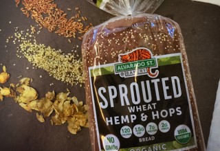 Sprouted Wheat Hemp & Hops Bread