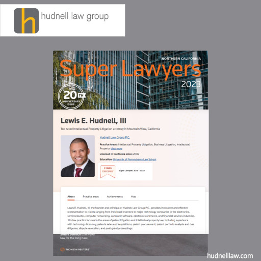Hudnell Law Group Recognized on the Northern California Super Lawyers List for the 9th Consecutive Year