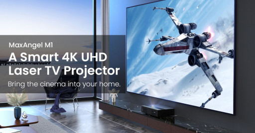 MaxAngel Introduces MaxAngel M1, the Smart 4K UHD Laser Ultra Short Throw TV Projector