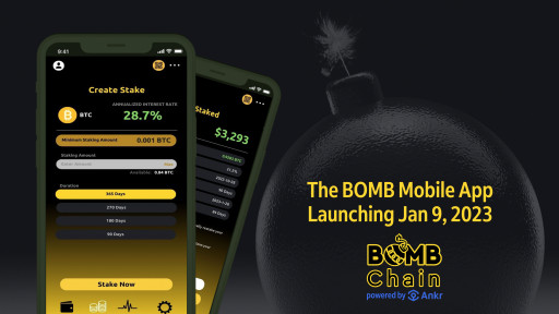 BOMB Money Announces Release Date for Their Mobile App and Blockchain Powered by Ankr