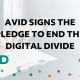 AVID Signs Digitunity's Corporate Pledge to End Digital Divide