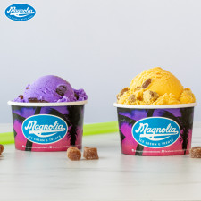 Magnolia Boba Ice Cream in Ube and Magno.
