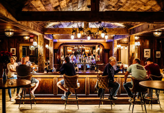 The bar at Bootleggers Lodge in Tomahawk, Wisconsin