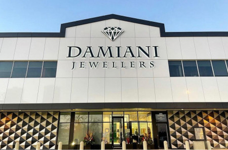 Damiani Jewellers' New Storefront Sign