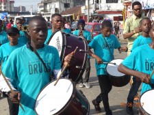 Chukwuma Daniel Chukwuma organized a march through Port Harcourt to raise awareness of the danger of drug abuse.