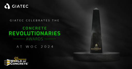 Giatec Ignites a Celebration of Innovation by Hosting the Concrete Revolutionaries Awards at World of Concrete’s 50th Tradeshow