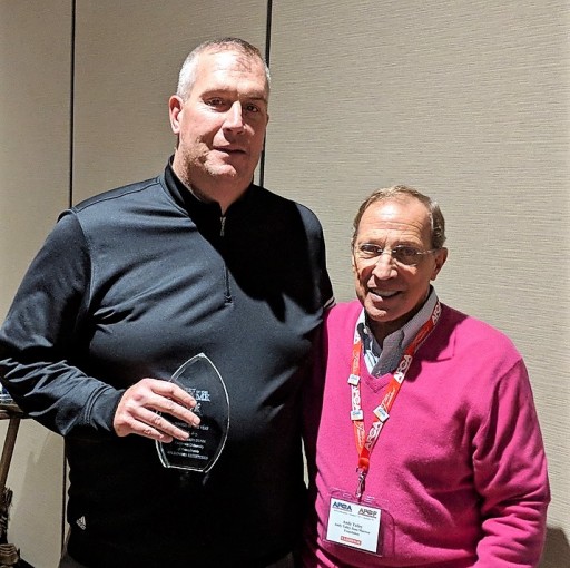 California University of Pennsylvania Football Coach Gary Dunn Honored by The Andy Talley Bone Marrow Foundation as Donor Recruiter Rookie of the Year in 2017