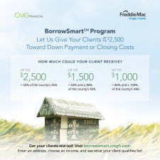 CMG Financial Now Offers Freddie Mac BorrowSmart Program