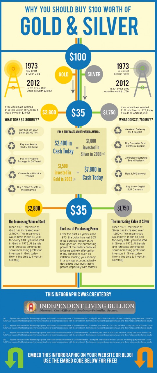 Infographic: Should you Invest in Gold or Silver