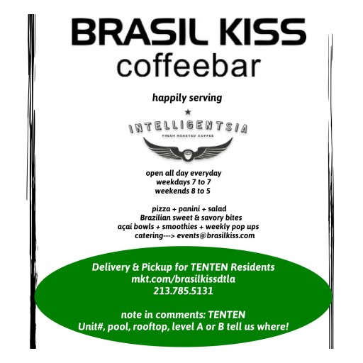 TENTEN Wilshire: Happy Coffee Love From Brasil Kiss