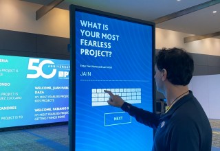 Interactive Experience Connects Conference Participants with Touchscreens and Video Walls