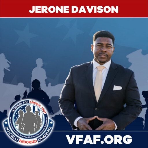 Jerone Davison Endorsed by Pro-Trump Group Veterans for America First