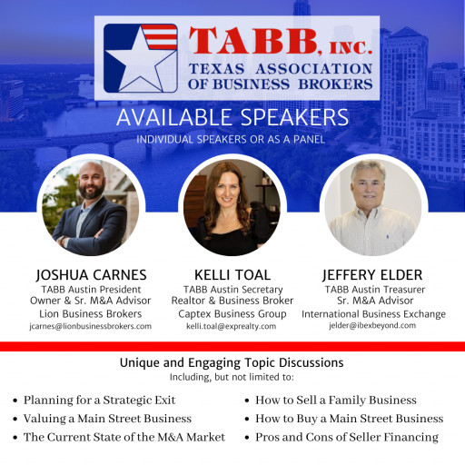 Texas Association of Business Brokers | Austin Chapter Launches Educational Speaker Program