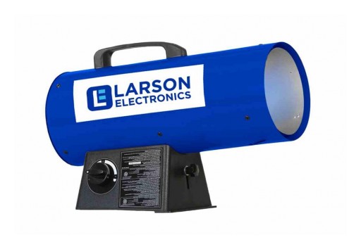 Larson Electronics Releases 120V Adjustable Forced Air Heater, Propane, 300 CFM, 60K BTUs 10-Foot Hose