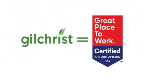 Gilchrist Named Great Place to Work