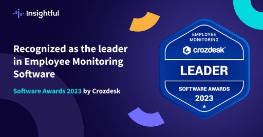 Insightful Crowned as Top Employee Monitoring Software of 2023 by Crozdesk