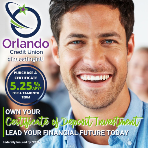 Orlando Credit Union&#8217;s 5.25% APY 13-Month Term Certificate of Deposit Available to Members