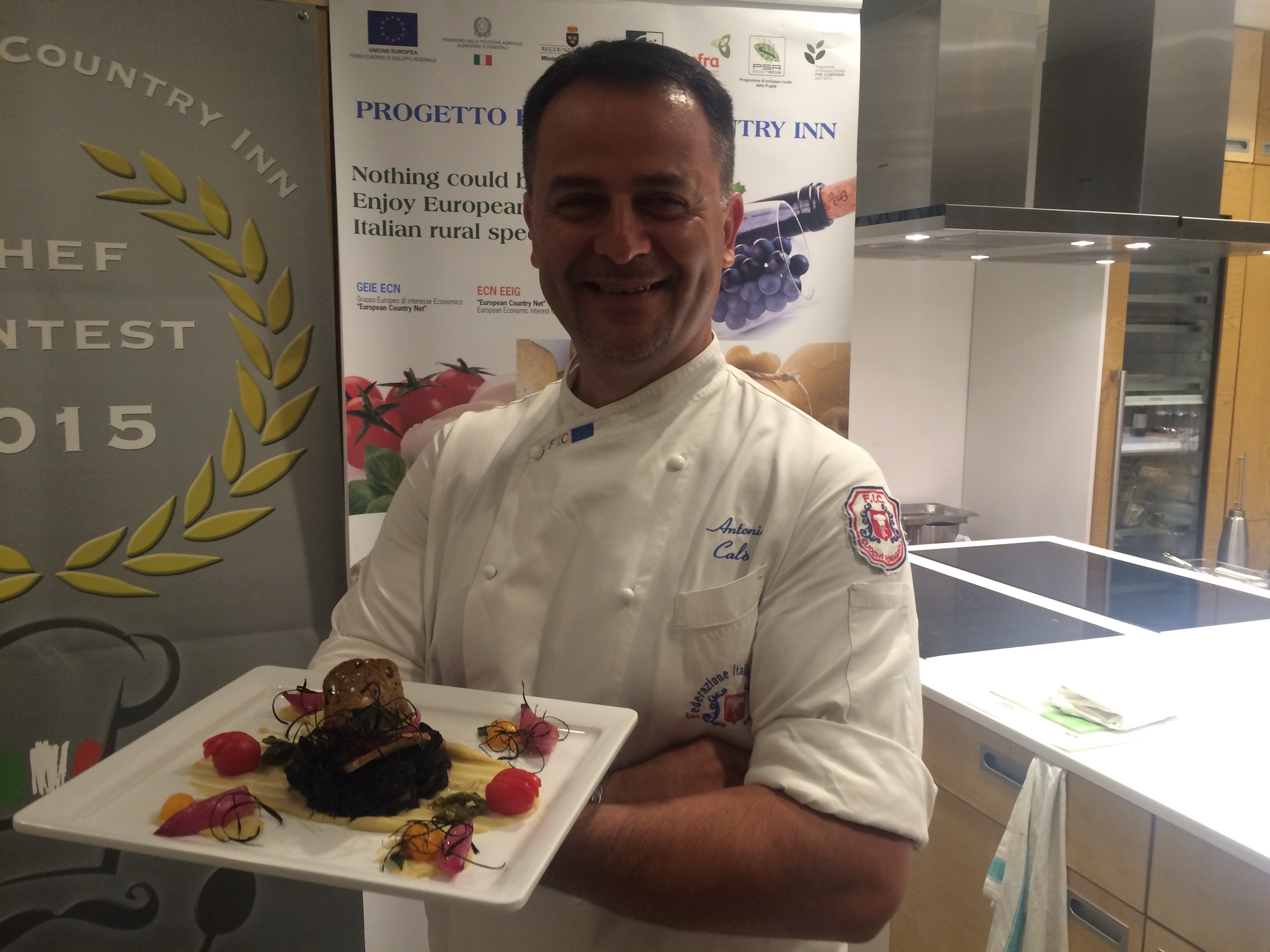 Aldo Zilli and Nancy Dall’Olio Crown Antonio Calo’ the Winner of the