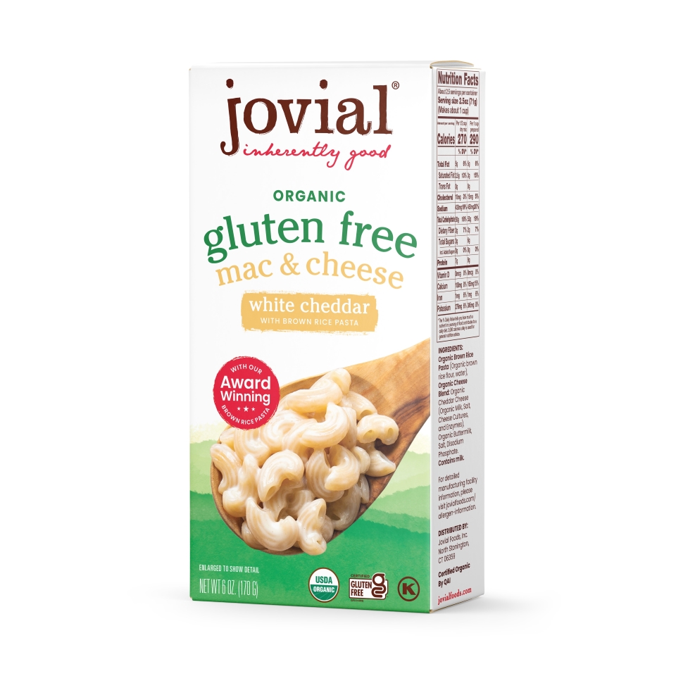 #1 Gluten Free Pasta Brand Jovial Launches a Mac & Cheese Line | Upper ...