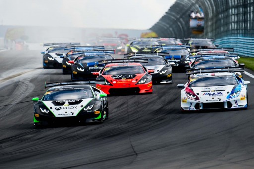 Riccardo Agostini and Trent Hindman Win From Pole in Second Lamborghini Super Trofeo North America Race at Watkins Glen International