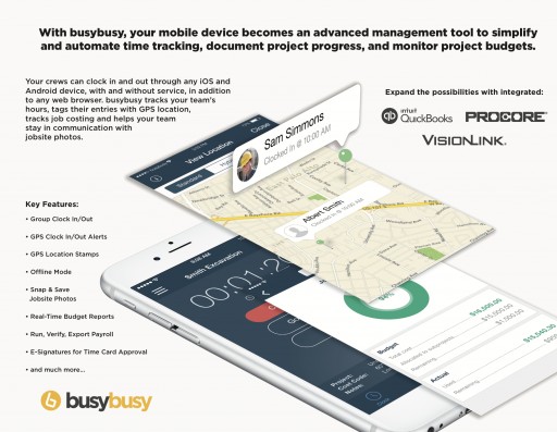Mobile Time Tracking for Builders With busybusy at NAHB International Builders' Show