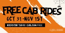 Halloween free cab ride promo