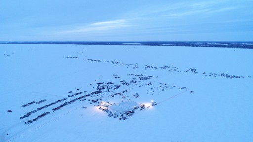 What Polar Vortex? Minnesotans Gather on Frozen Lake for Music Festival