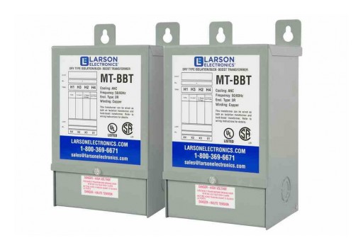 Larson Electronics - 3-Phase Delta Buck/Boost Step-Down Transformer - 240V  Primary - 200V Secondary -37.5 Amps -50/60Hz