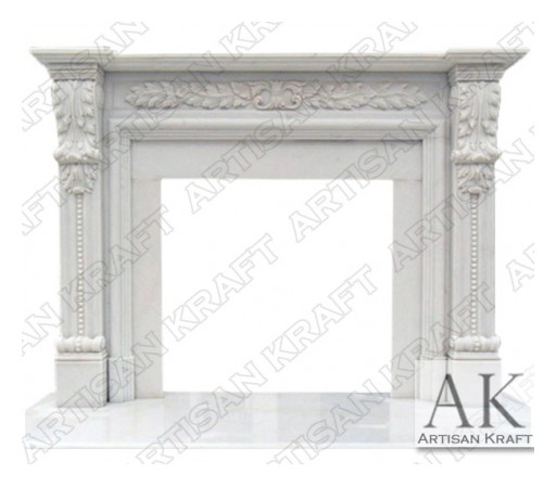 Artisan Kraft Offers High Quality Marble Fireplace and Cast Stone Mantel at Competitive Rates