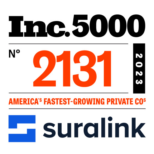 Suralink Named in 2023 Inc. 5000 List of Fastest-Growing Private Companies in America