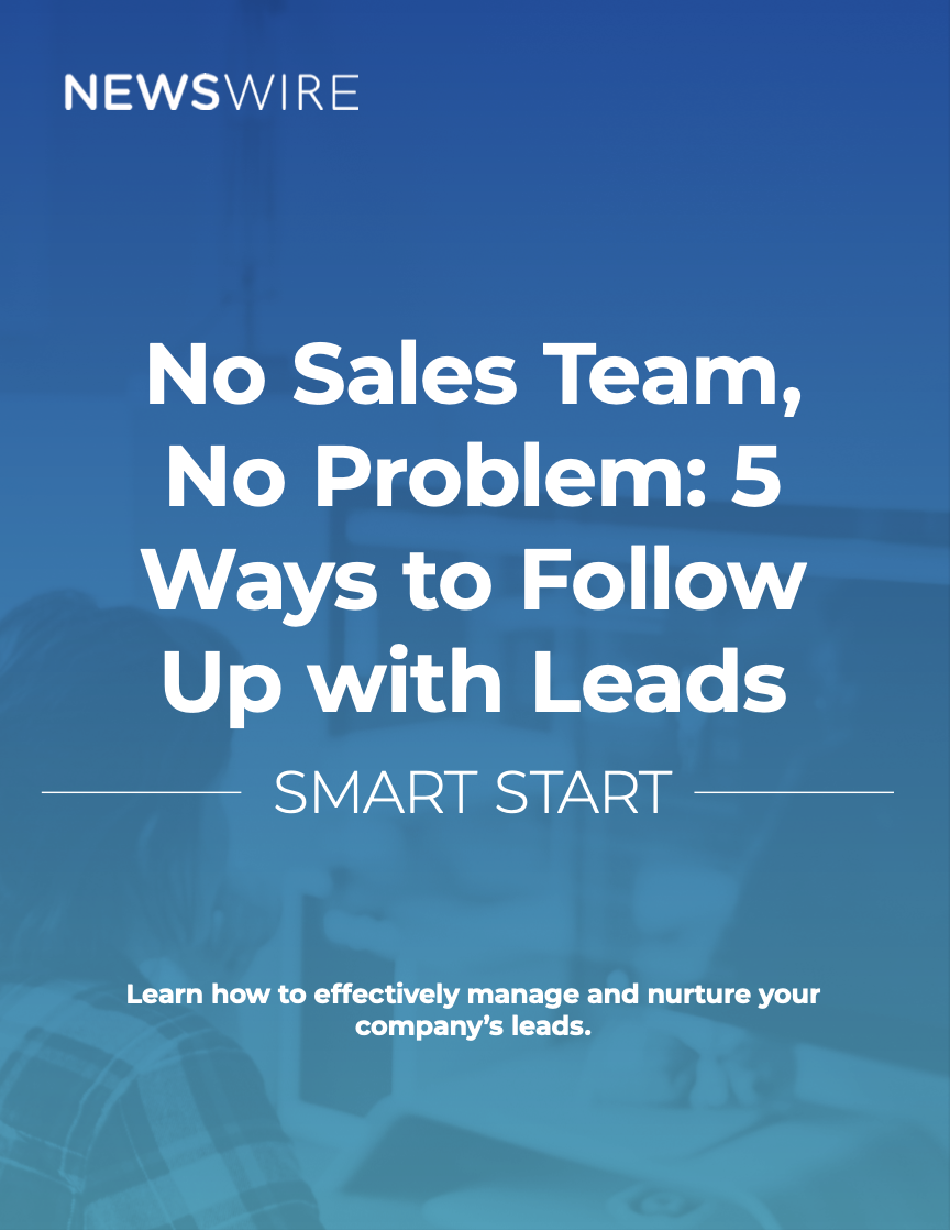 Smart Start: No Sales Team, No Problem: 5 Ways to Follow Up with Leads