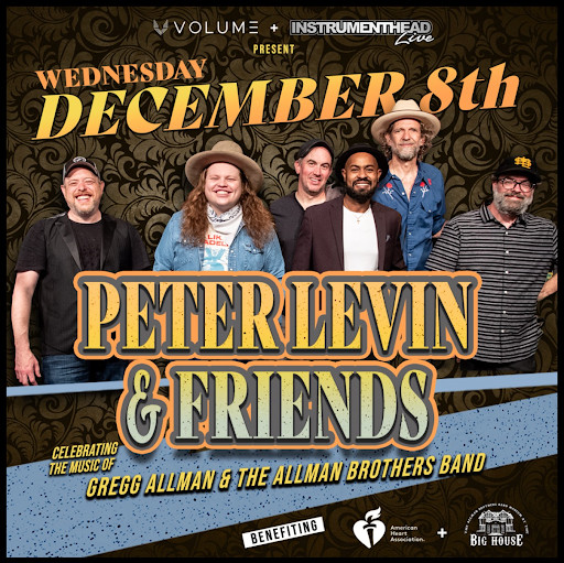 After Recent Heart Transplant, Gregg Allman Band Keyboardist Peter Levin Jams With Friends for Livestream Concert Dec. 8 on Volume.com and InstrumentHead Live
